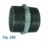 FIG.280 MACHON M/M    1.1/2″ GALVANIZADO