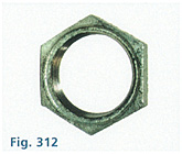 FIG.312 TUERCA HEXAGONAL 1″ GALVANIZADO