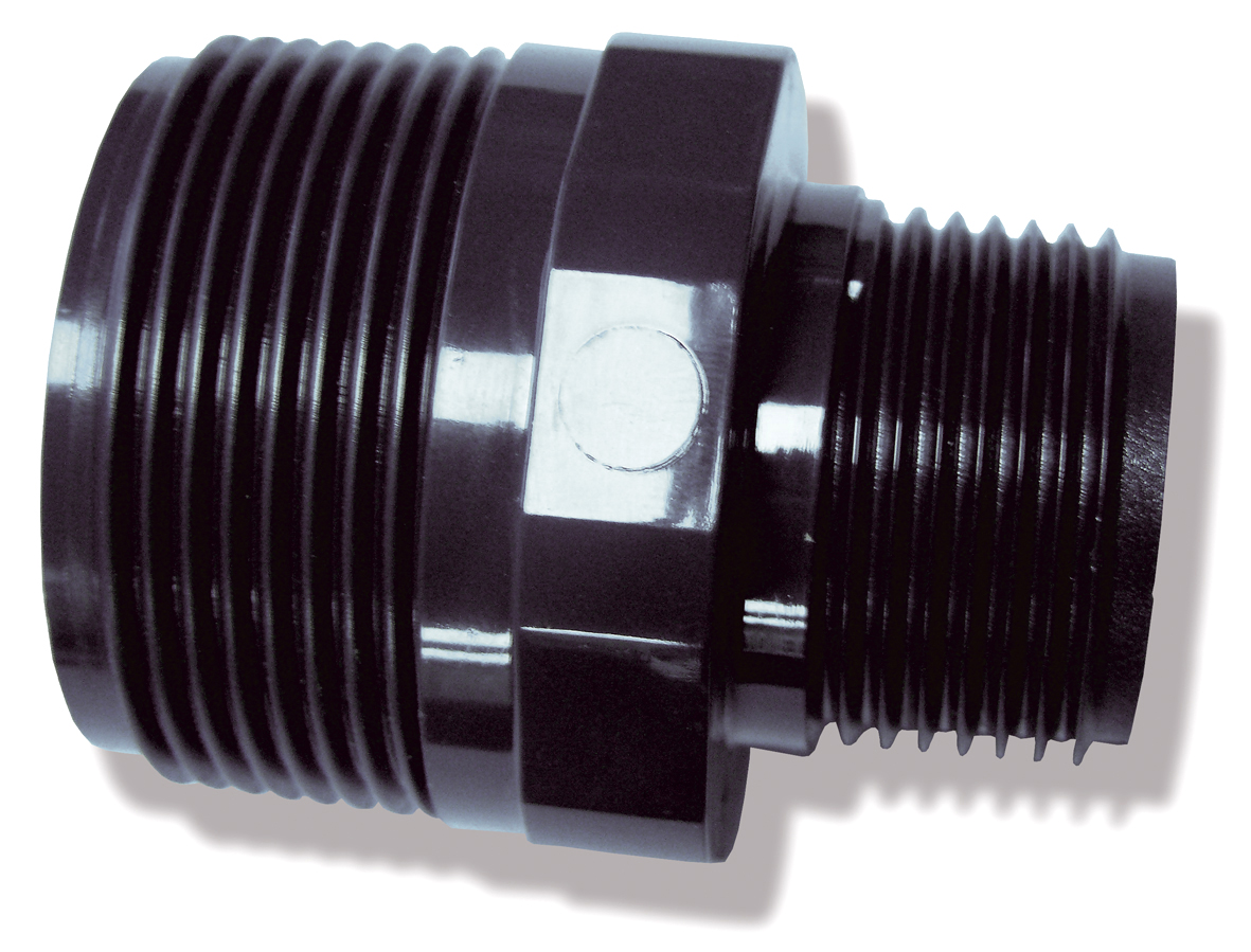 MACHON DOBLE PVC ROSCADO REDU. 1″1/4-1″