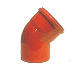 CODO COLOR TEJA 45º 125