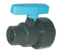 VALVULA BOLA ROSCADA PVC- 1″ 1 TUERCA