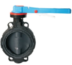 VALVULA DE  MARIPOSA PVC 75-21/2″